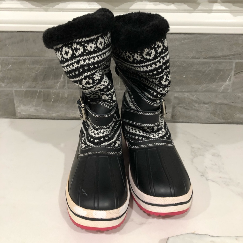 Roxy winter snow/rain Knit Boots Faux Fur Lined
